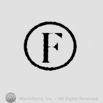Circle enclosing letter f.