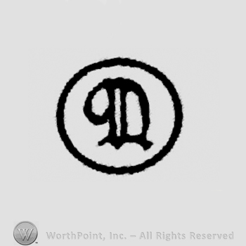 Circle enclosing stylish letter q.