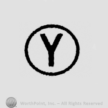 Circle enclosing letter y.