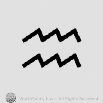 Zodiac sign for aquarius.