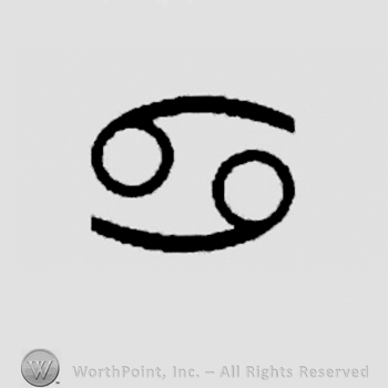 Zodiac sign for cancer.