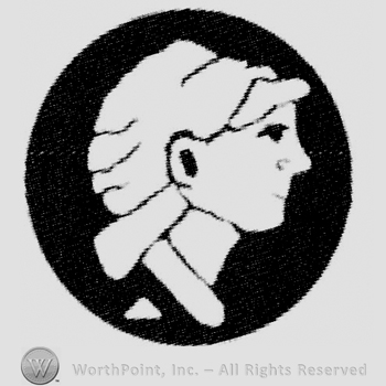 Circle with a woman head.