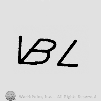 Initials VBL with VB conjoined