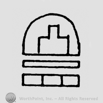 Symbol of a snow cloud