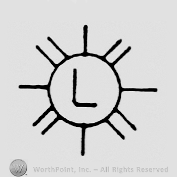 L inside of a sun symbol