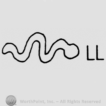 Symbol of a snake with the letters LL