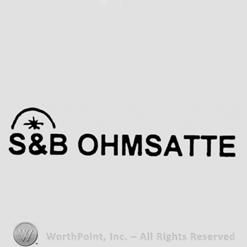 Arch and a star above initials S&B and the name Ohmsatte