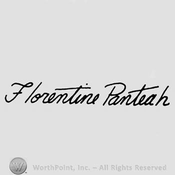 The name Florentine Panteah hand written