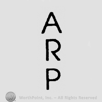 Initials ARP in vertical line