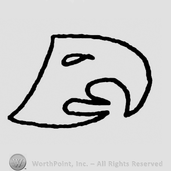 Symbol of a macaw's beak