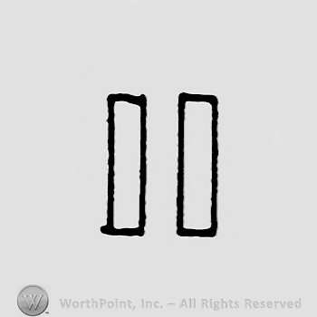 Two vertical rectangles.