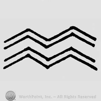 Two pairs of paralel zigzags