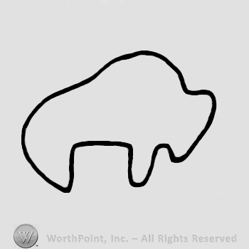 Symbol of a buffalo
