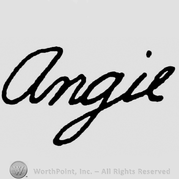Angie hand written