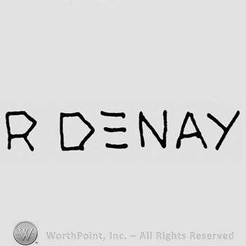 R Denay stylized
