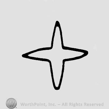 Image of a star with 4 corners.