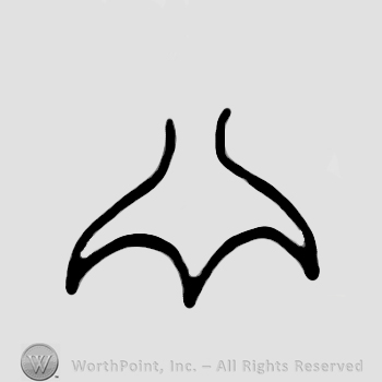 Symbol of a bird's foot.