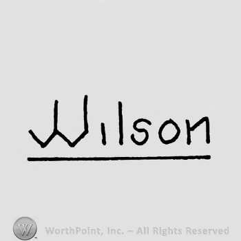 Wilson written underlined