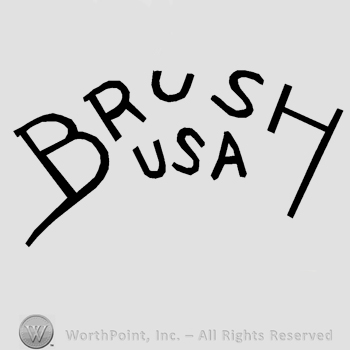 The text Brush USA written in uppercase letters on two rows.