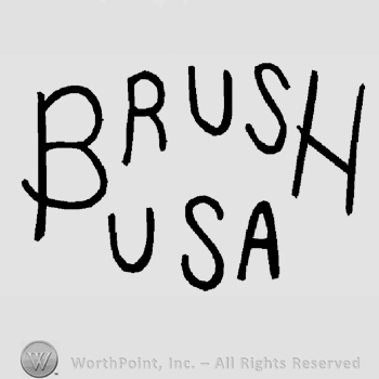 The text Brush USA written in uppercase letters on two rows.