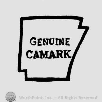 A stylized pot with the text Genuine Camark written on it in uppercase letters.