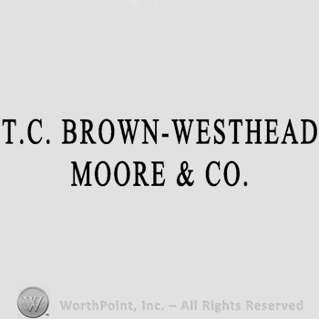 The text T.C. Brown-Westhead Moore & Co. written in uppercase letters.