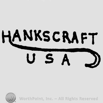 The text Hanks Craft written in uppercase letters, underlined like a signature, over USA.