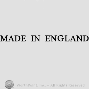 The text Made in England written in uppercase letters.