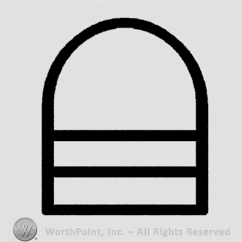 A stylized image similar to a window.