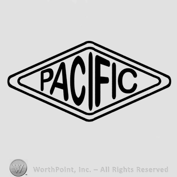 The word Pacific written in uppercase letters inside a double-lined diamond.