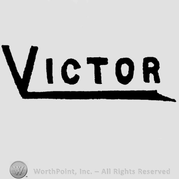 The name Victor written in uppercase letters, underlined, signature-like.