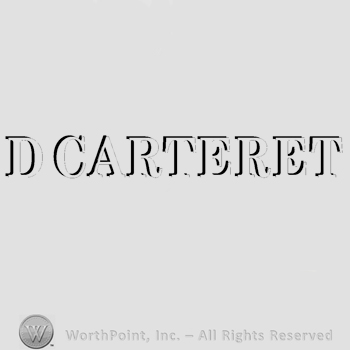 The name D Carteret written in uppercase letters.