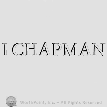 The name I Chapman written in uppercase letters.