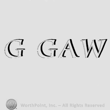 The name G Gaw written in uppercase letters.