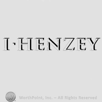 The name I Henzey written in uppercase letters.