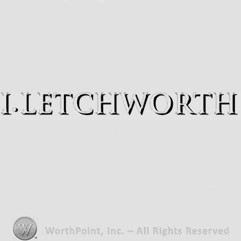 The name I. Letchworth written in uppercase letters.