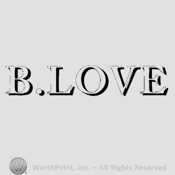 The name B. Love written in uppercase letters.