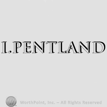 The name I. Pentland written in uppercase letters.