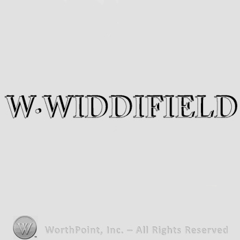 The name W Widdifield written in uppercase letters.