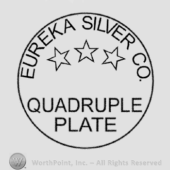The text Eureka Silver Co. Quadruple