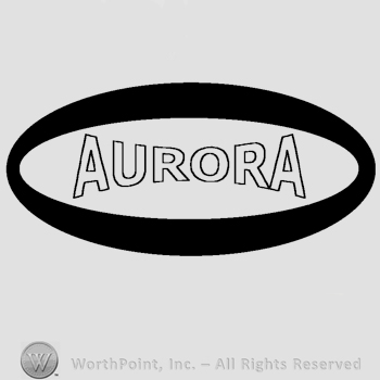 The name Aurora written in uppercase letters inside an oval.