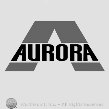 The name Aurora written in uppercase letters over a large capital letter A.