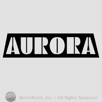 The name Aurora written in uppercase letters on a dark background.