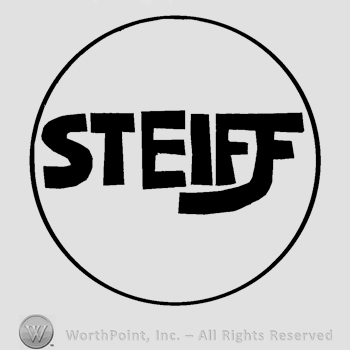 The word Steiff written in uppercase letters inside a circle.