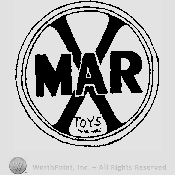 Mark with A double lined circle with the word MAR | #152214
