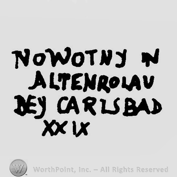 The texh Nowotny in Altenrolau Bey Carlsbad XXIX