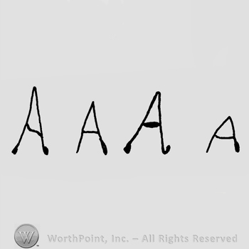 Capital A.