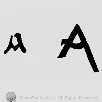 Capital A.