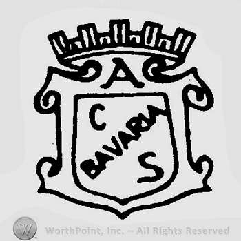 A crown above a shield with the initials A S C Bavaria