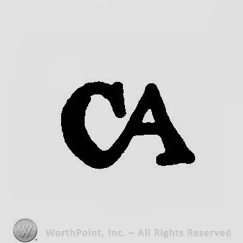 Letters CA, conjoined.
